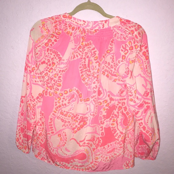 Lilly Pulitzer Elsa Silk Top - Picture 2 of 3